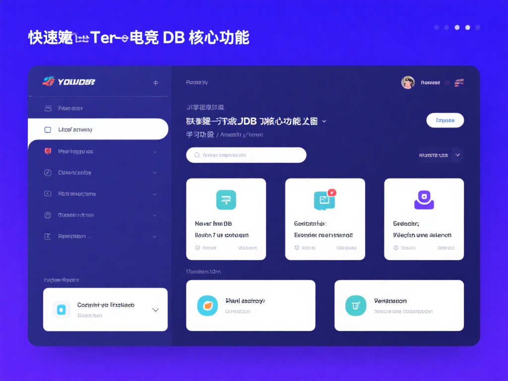 快速了解电竞DB核心功能
要想掌握电竞DB，熟悉