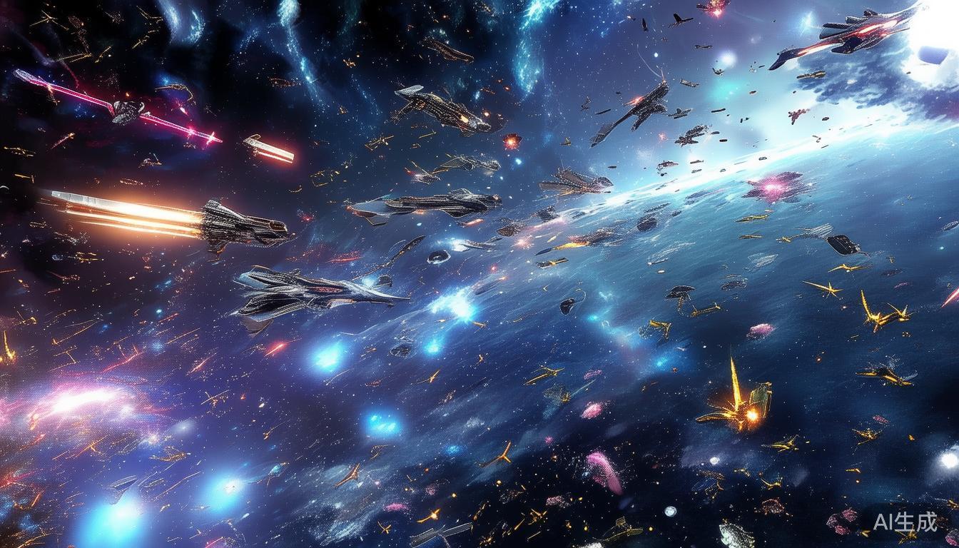“银河之战”以其宏大的宇宙设定和丰富的星系布局，彻